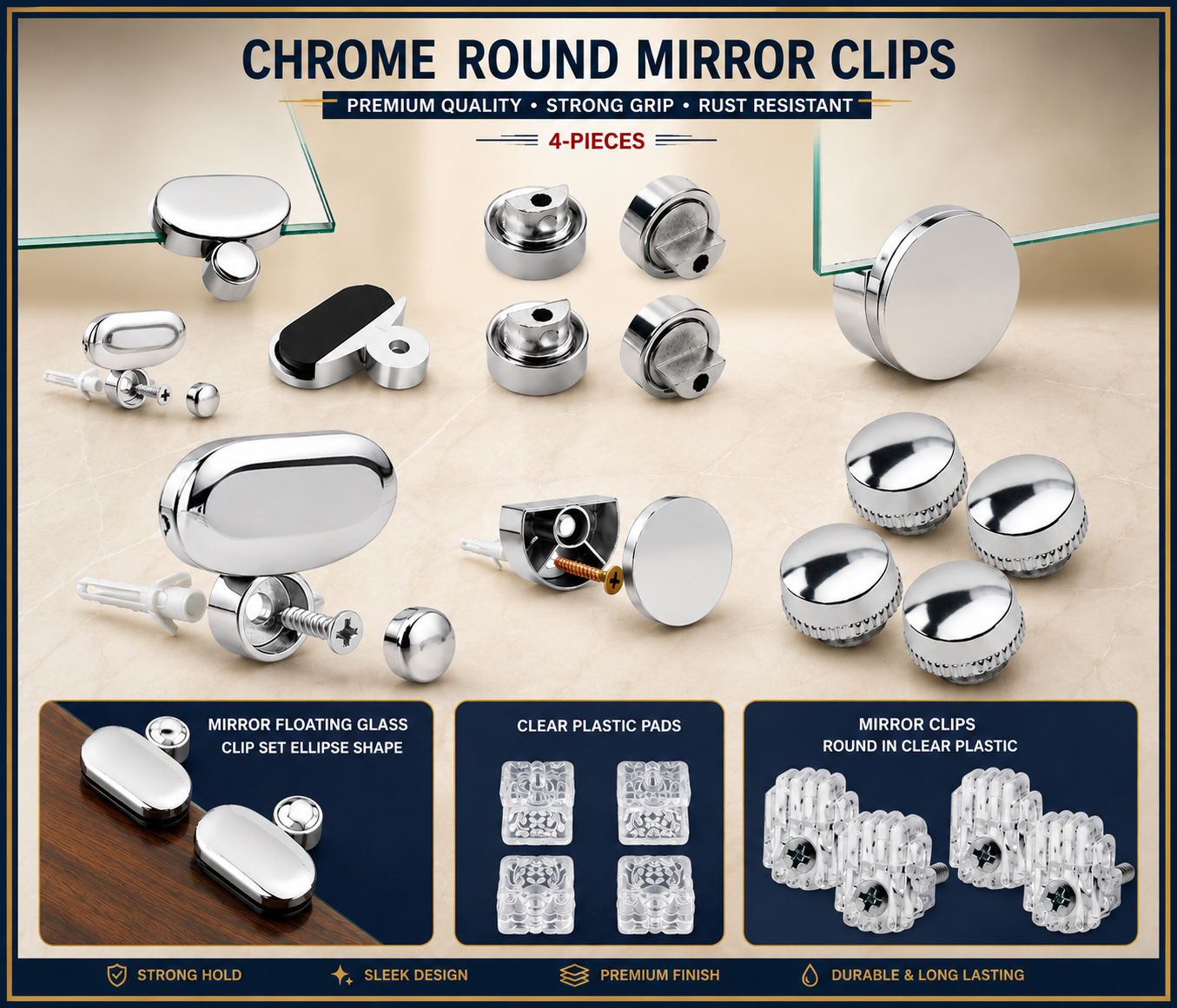 Mirror Clips & Accessories