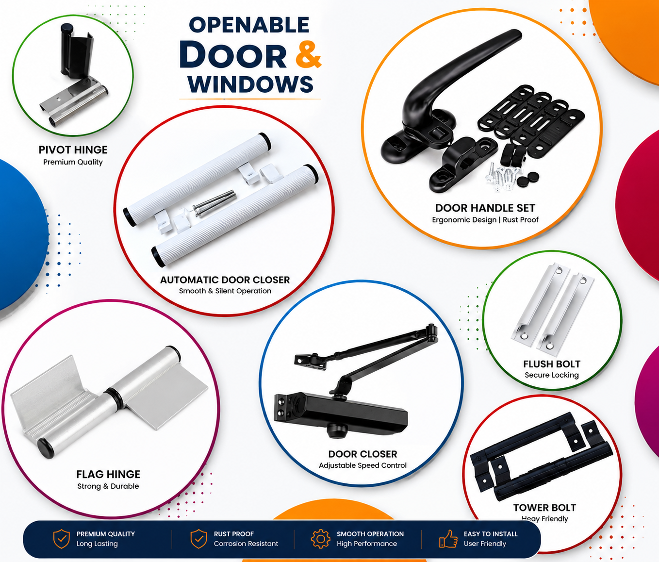Openable door & windows