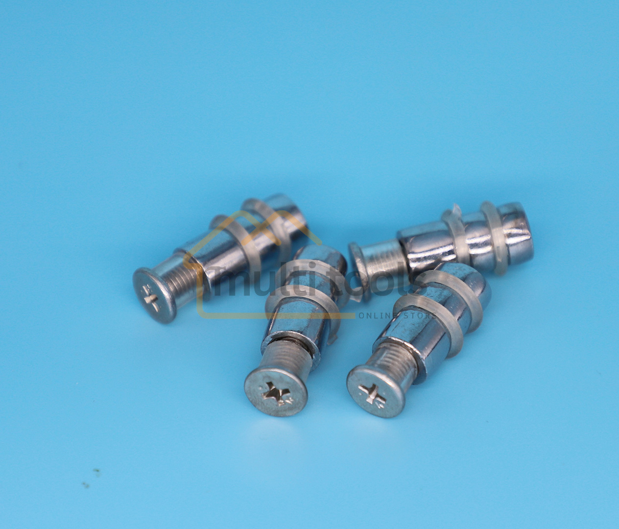 4 Pecs Glass Cabinet Plastic Washer Support