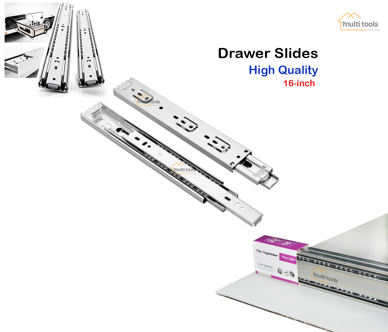 Drawer Slides 16 Inch