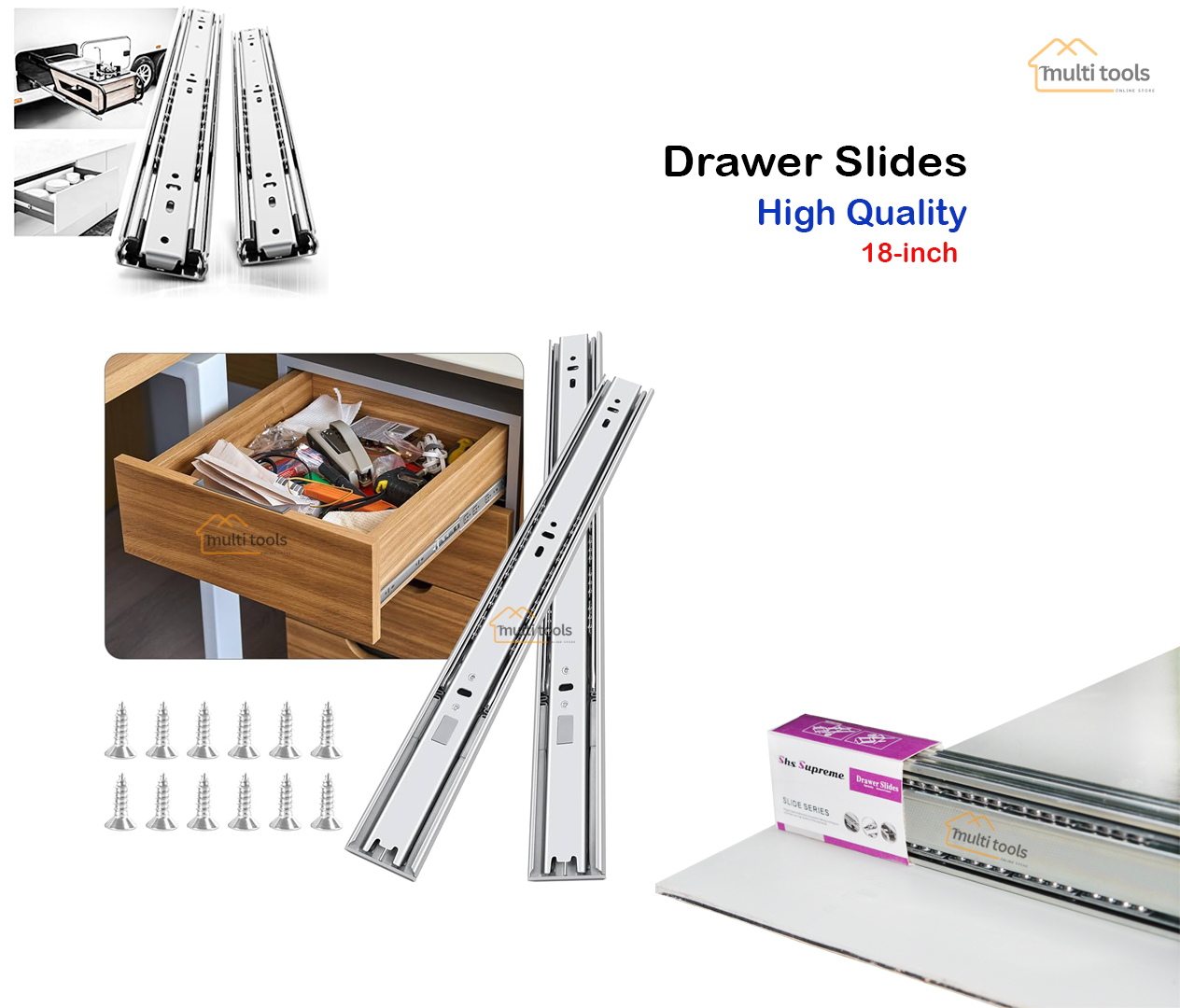 Drawer Slides 18 Inch