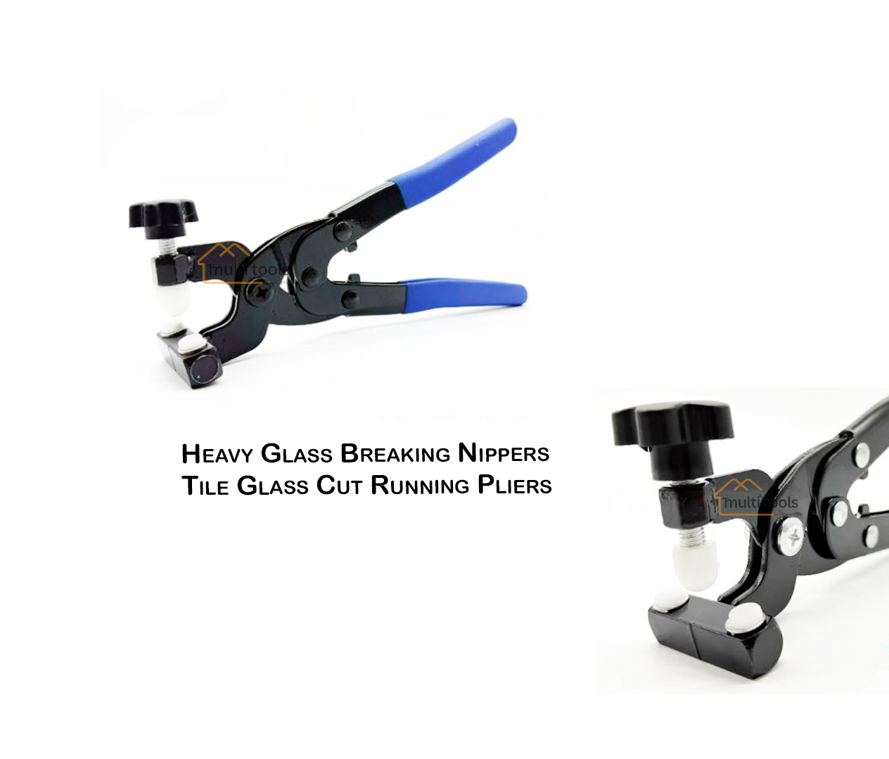 Heavy Glass Breaking Nippers Tile Glass Cut Running Pliers