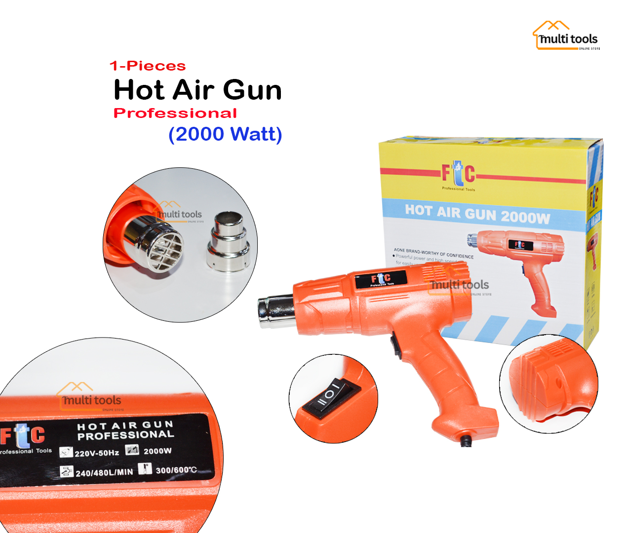 Hot Air Gun 2000 Watt