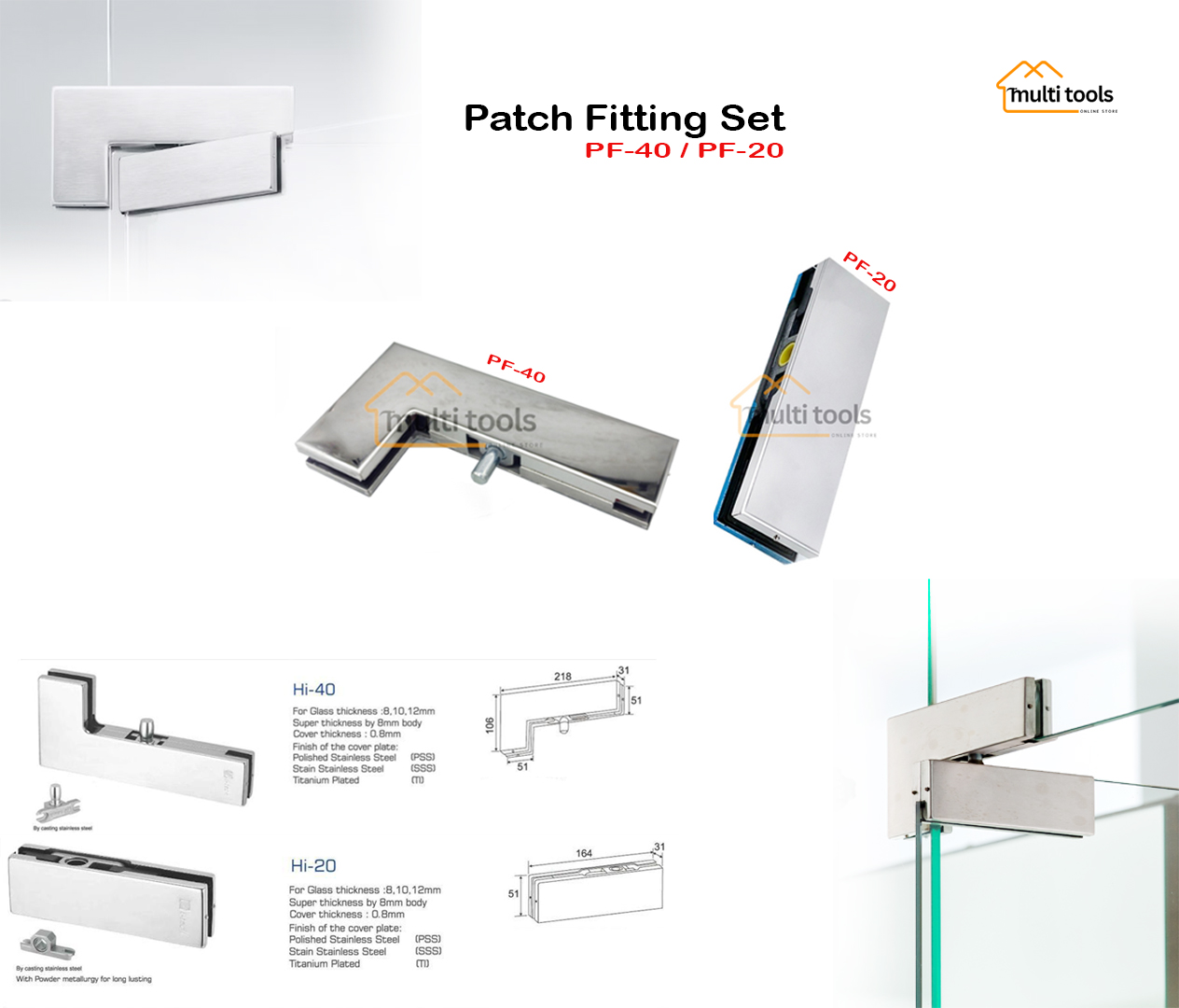 Patch Fitting Set Pf-40/Pf-20