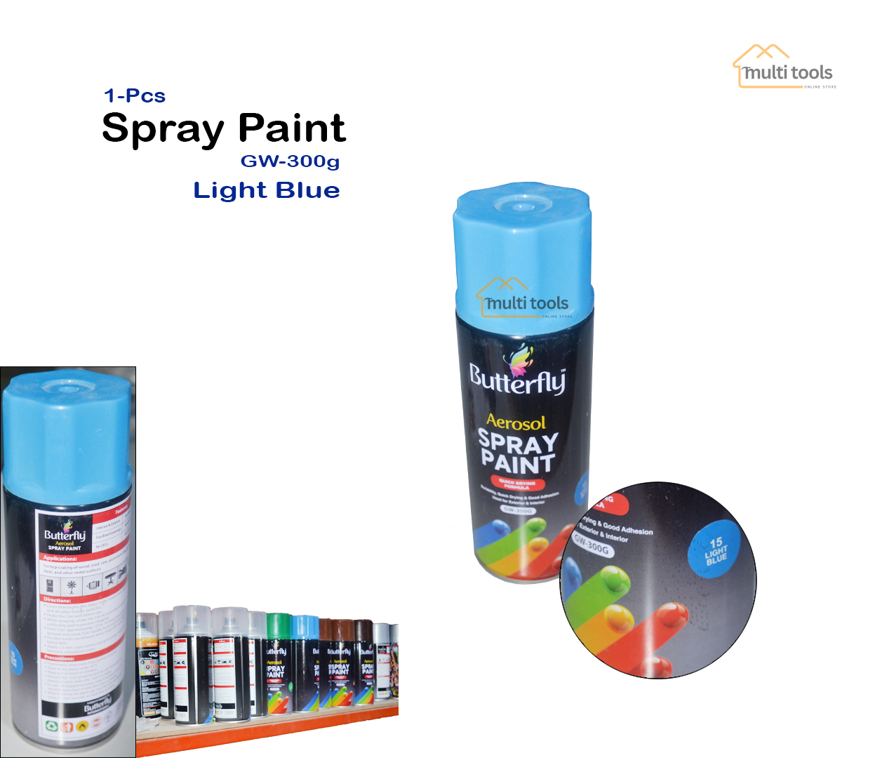 Spray Paint (Light Blue)