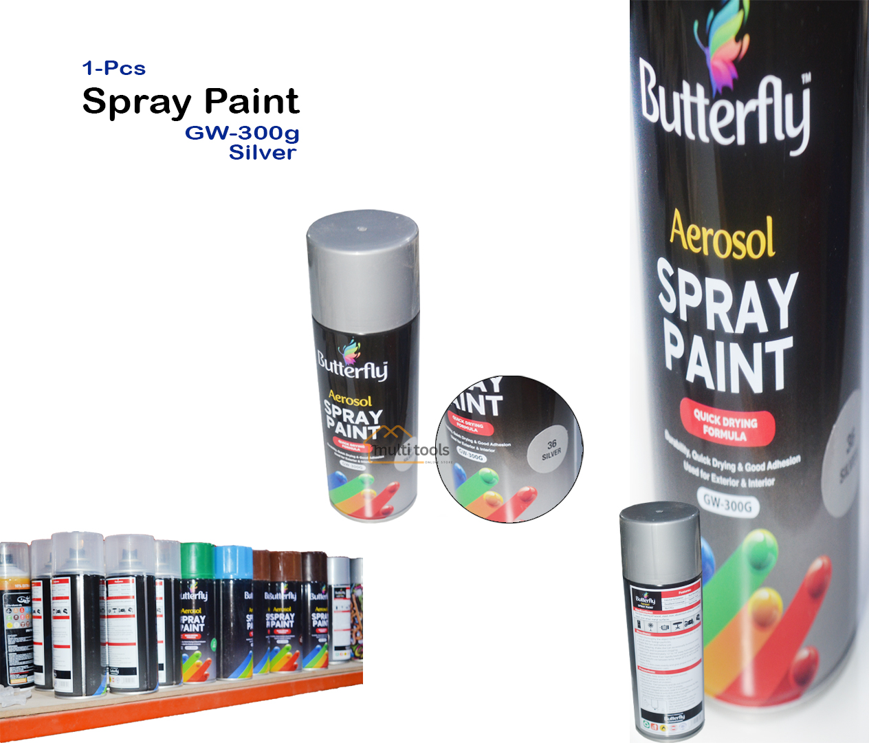Spray Paint (Silver)