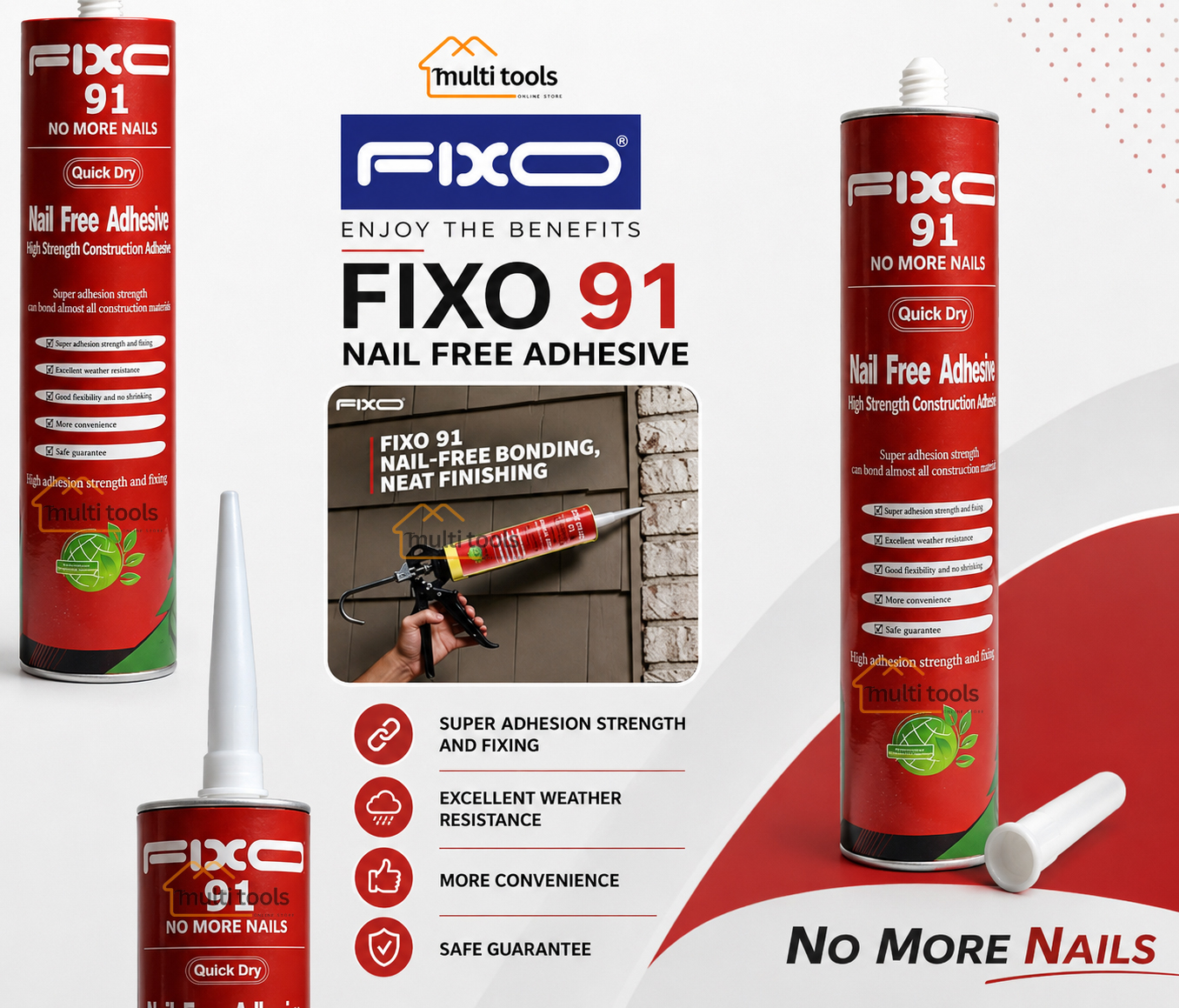 Fixo 91  Nail Free Adhesive