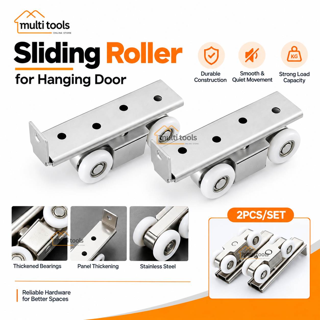Sliding Roller For Hanging Door Four Wheel