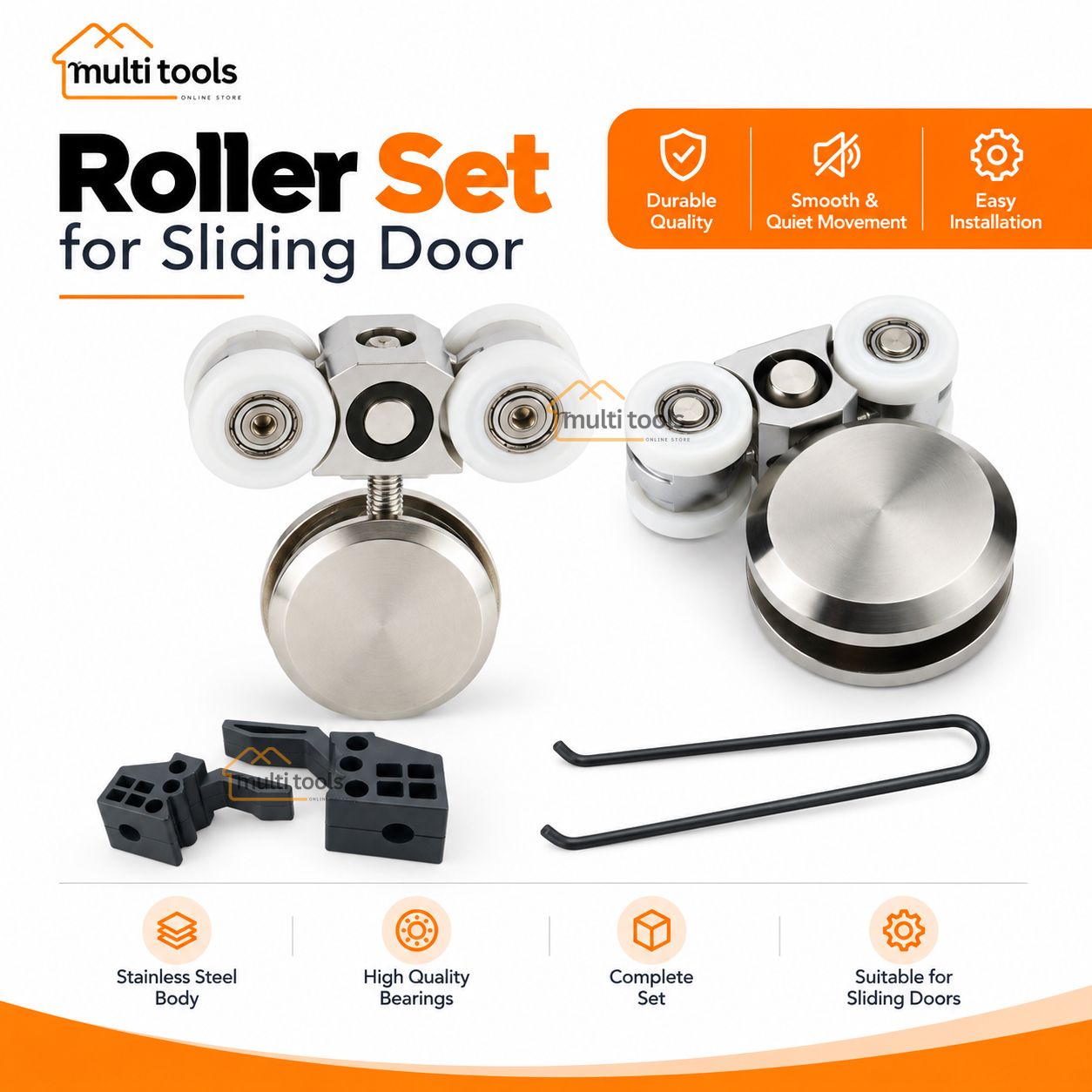 Roller Set For Sliding Door