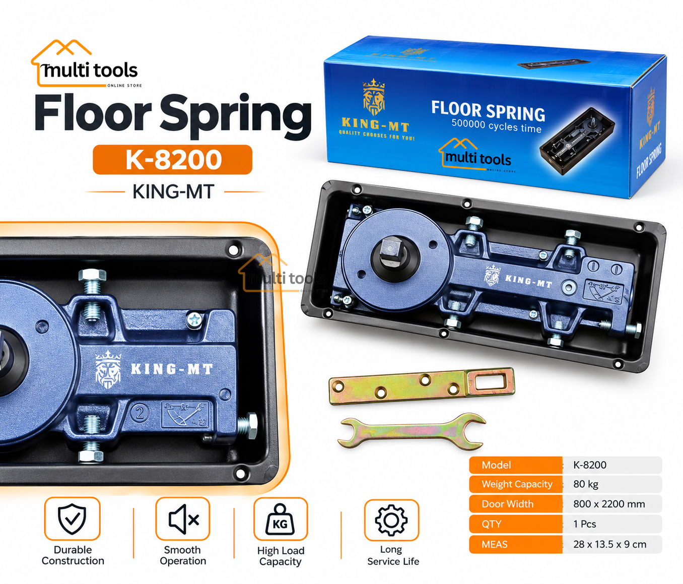 Floor Spring -K-8200 King-Mt