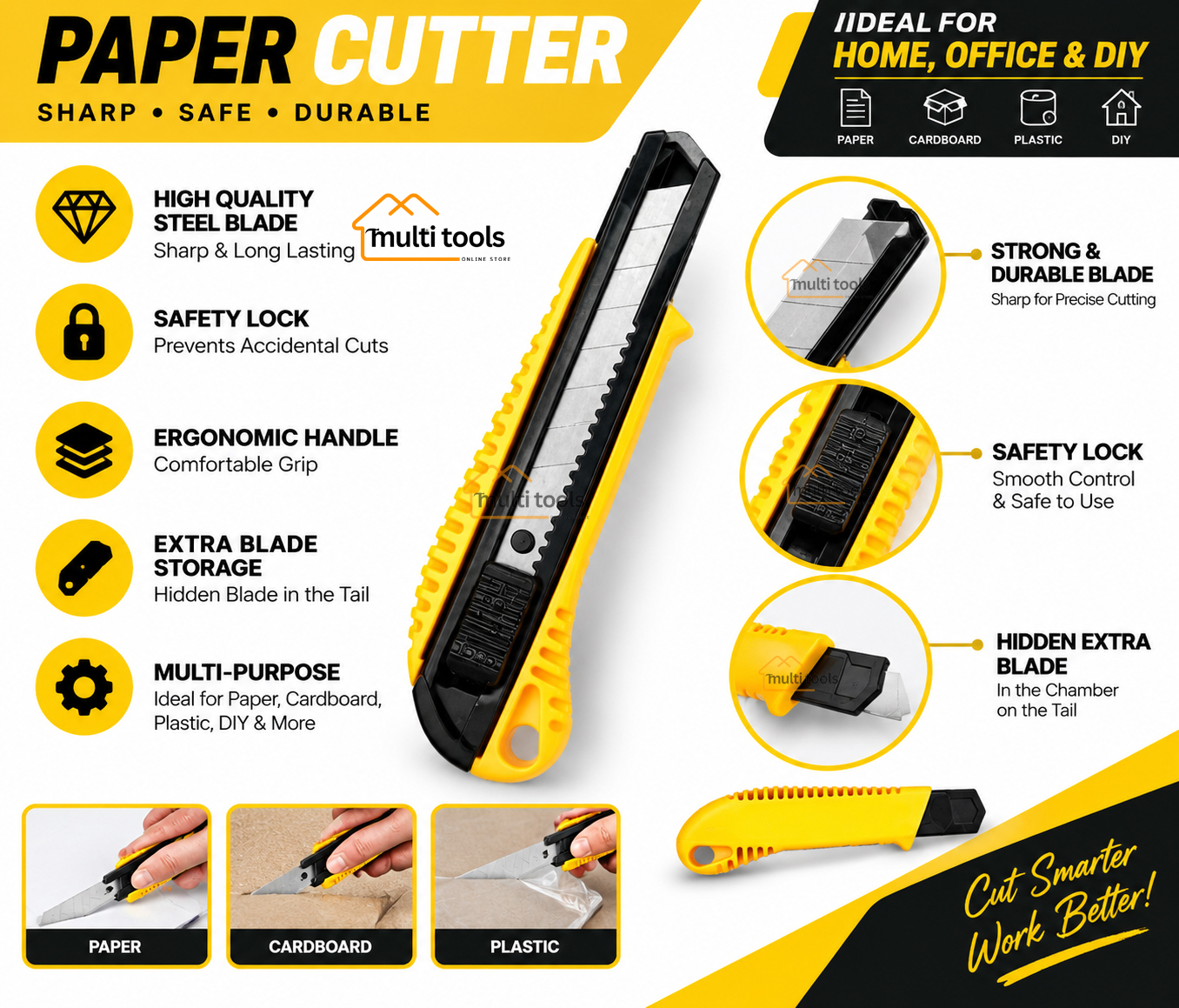 Utility Knife With High Carbon Steel