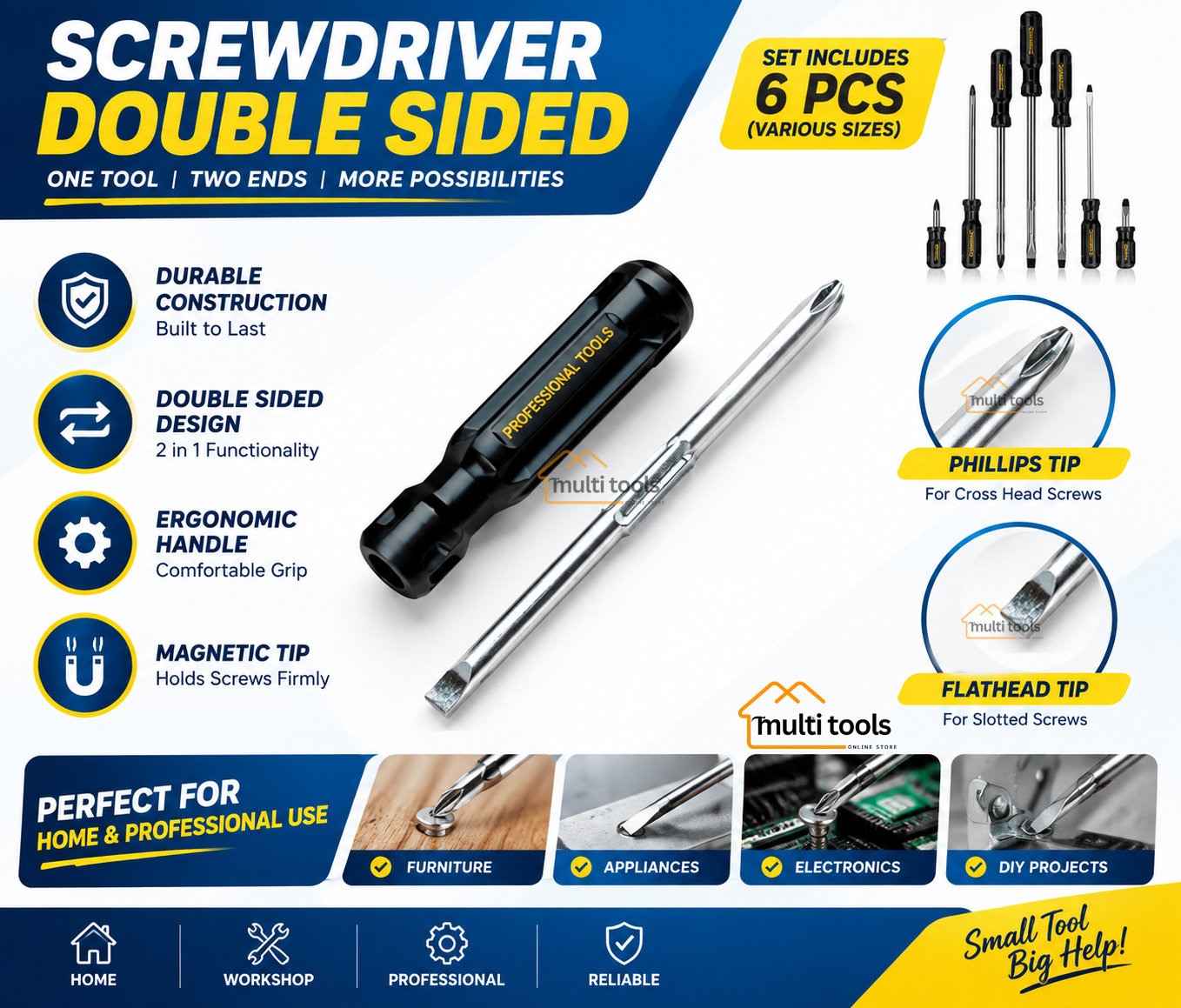 The Golden Eagle 2-Way Screwdriver