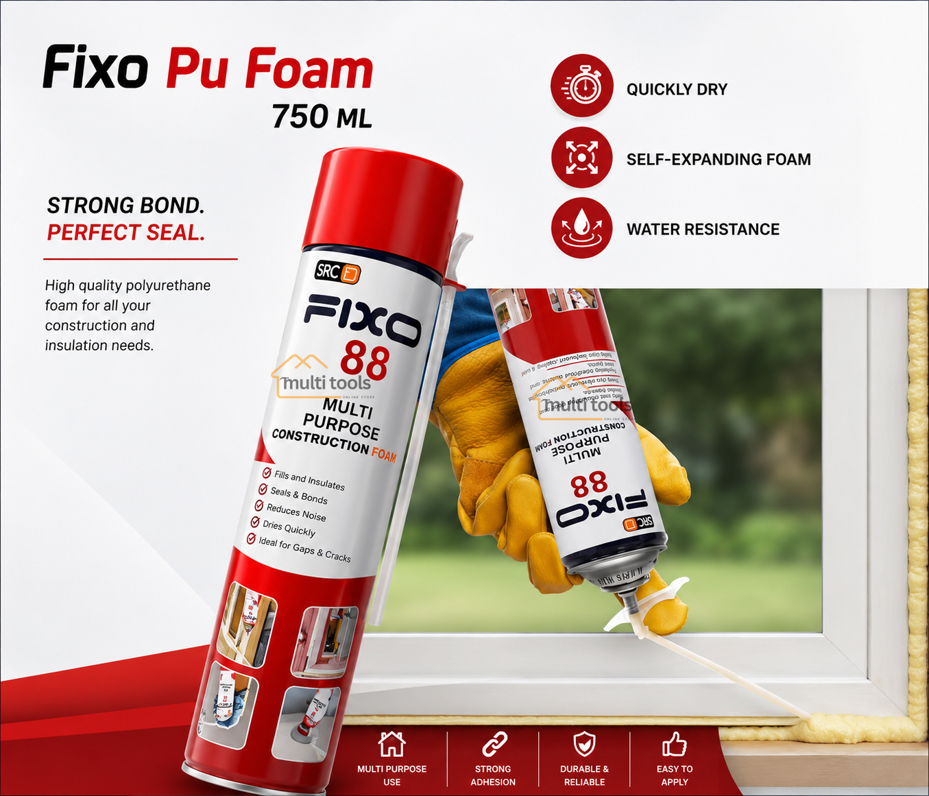 Pu Foam. 750ml