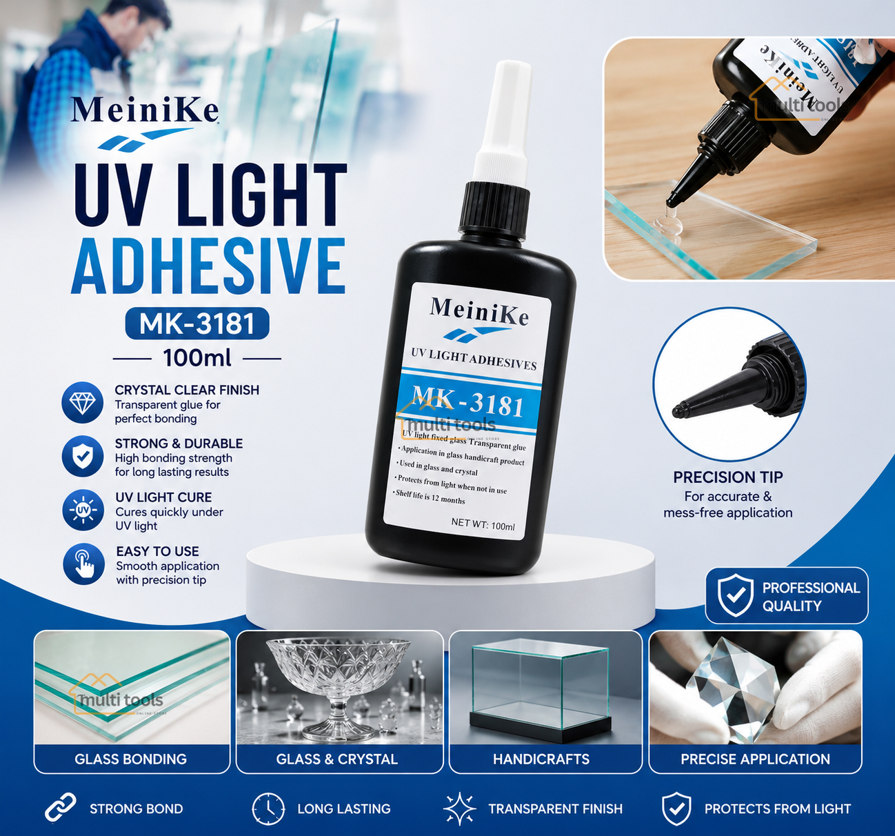 Uv Light Adhesive (100ml)