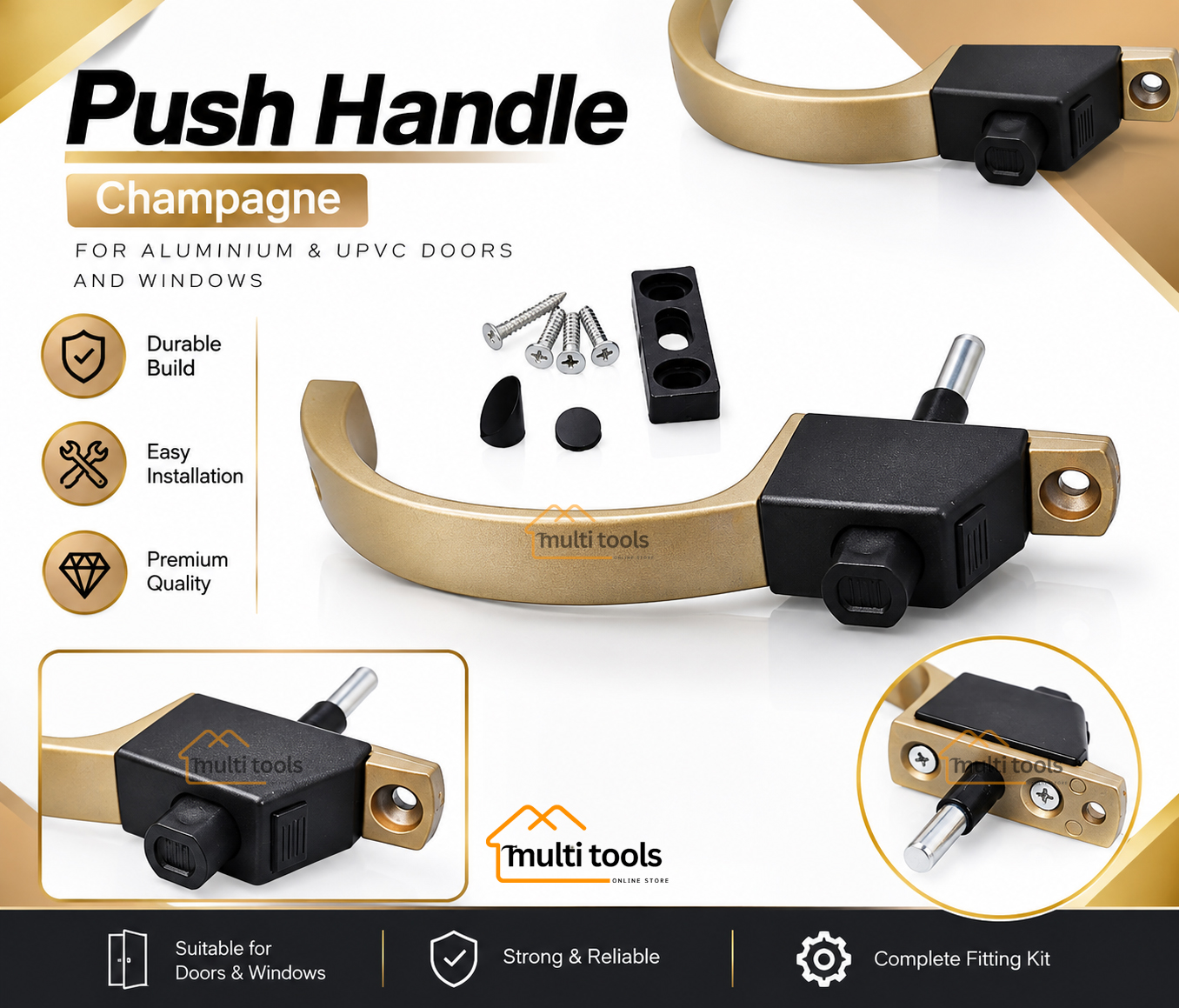 Push Handle (Champagne)