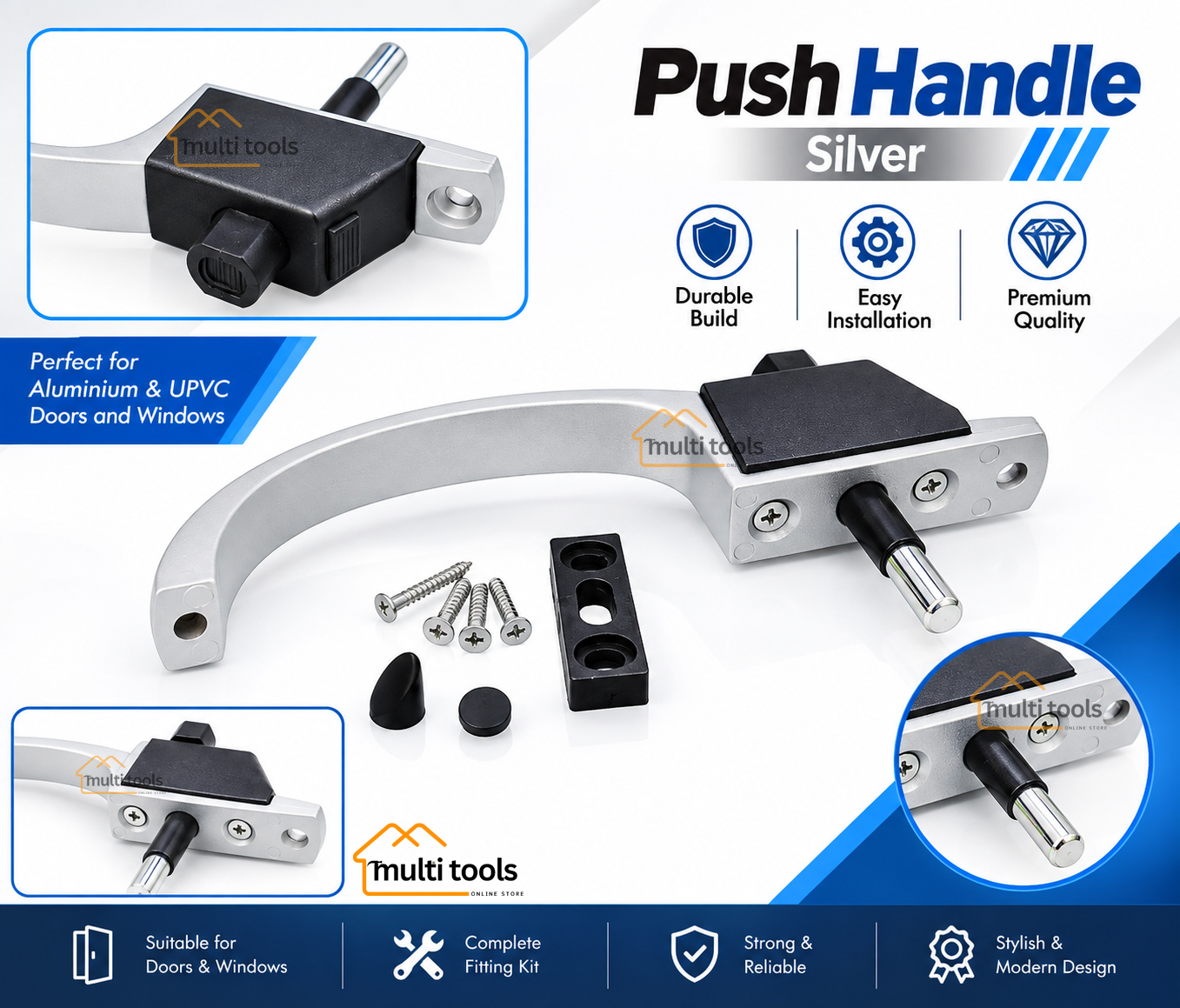 Push Handle (Silver)