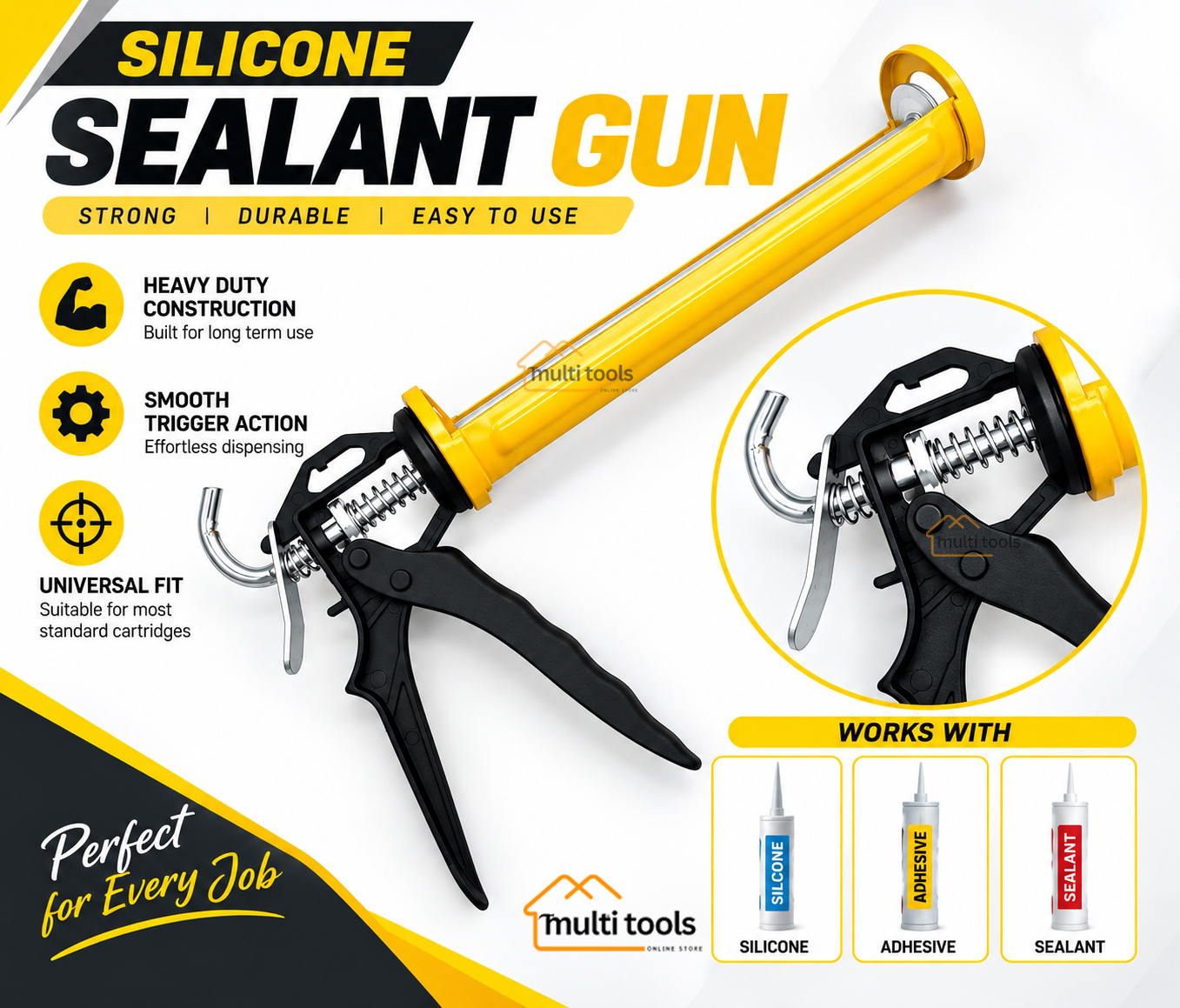 Silicone Sealant Gun 
