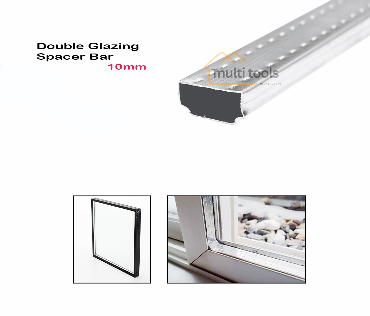 10mm Double Glazing Spacer Bar (5m Length)