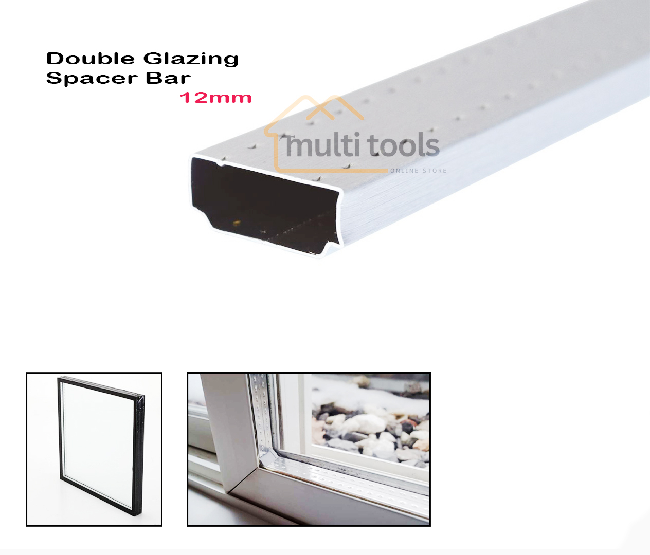 12mm Double Glazing Spacer Bar (5m Length)
