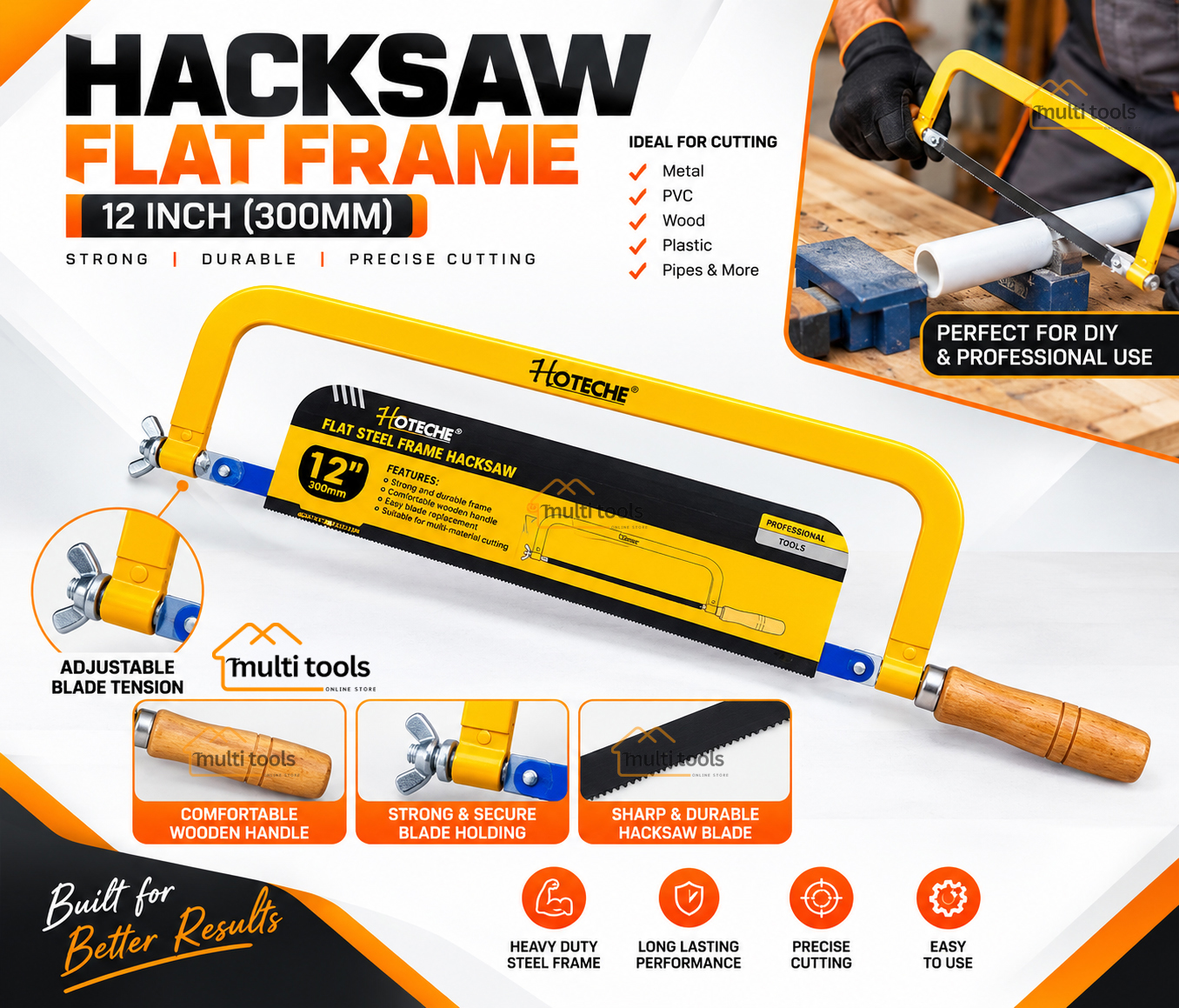 Hacksaw Flat Frame 12'' / 300mm