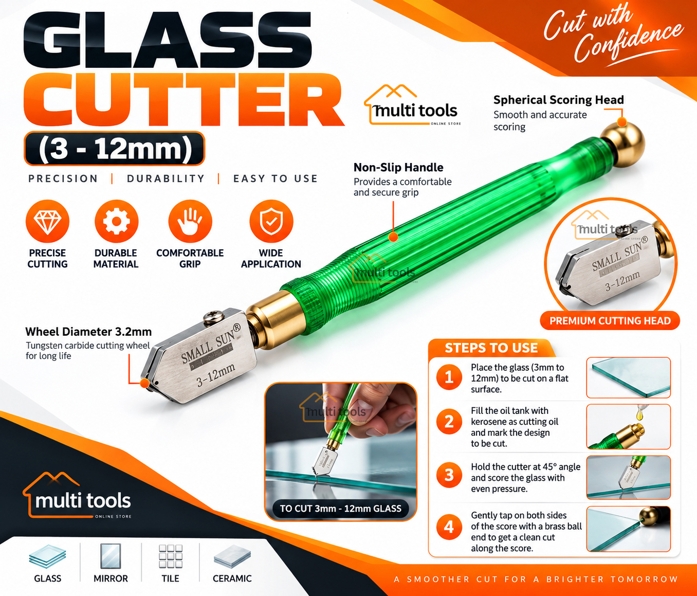 Glass Cutter (3-12mm)