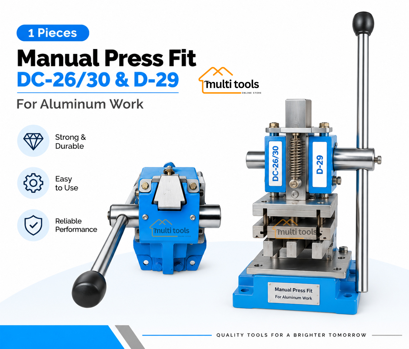 DC-26/30 & D-29 Manual Press Fit Machine