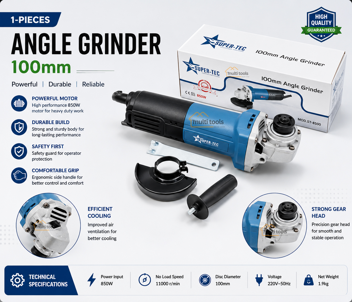 Angle Grinder 100Mm