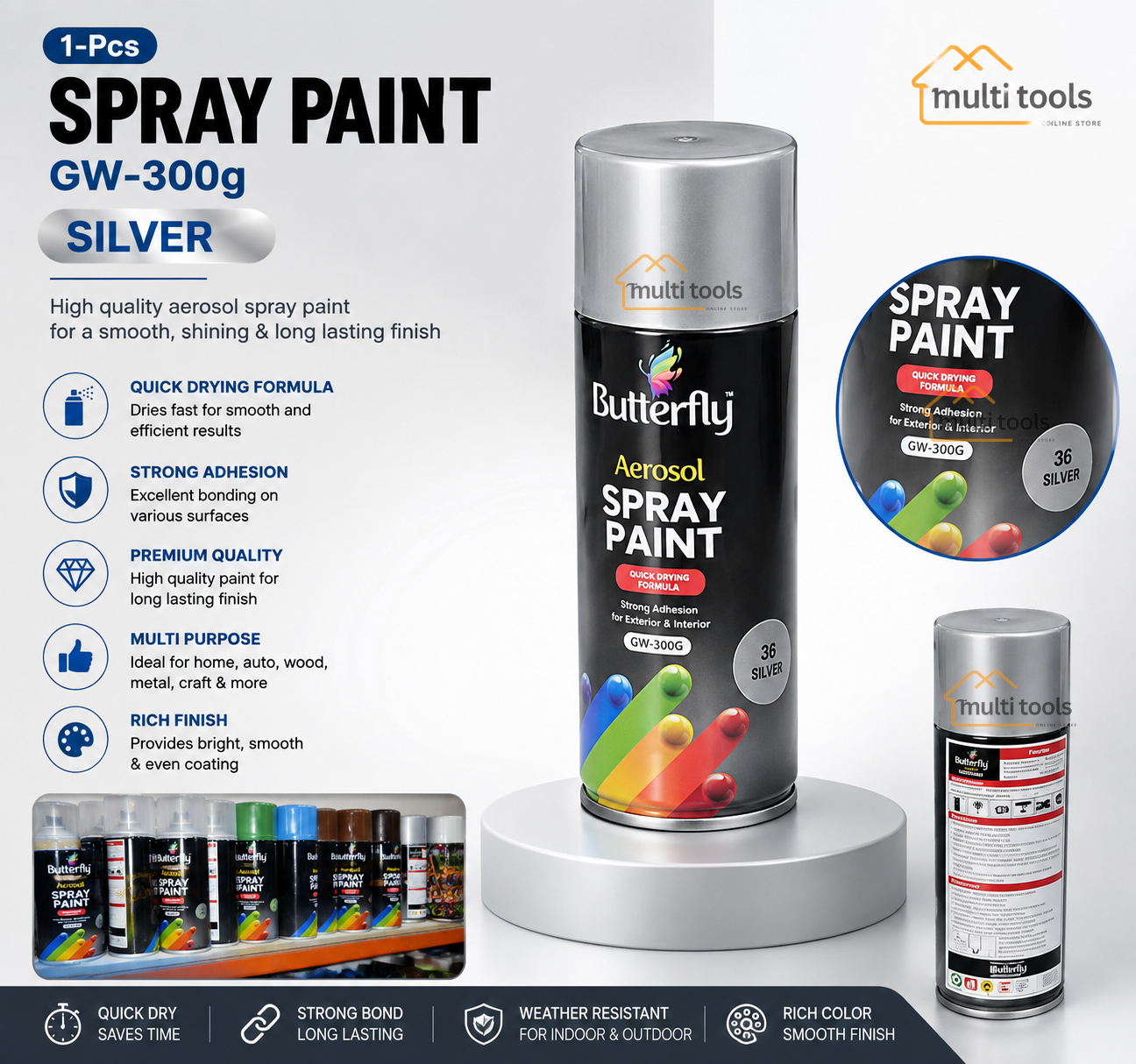 Spray Paint (Silver)