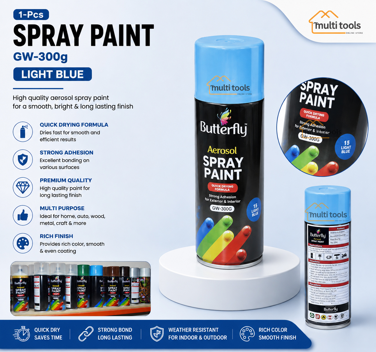 Spray Paint (Light Blue)