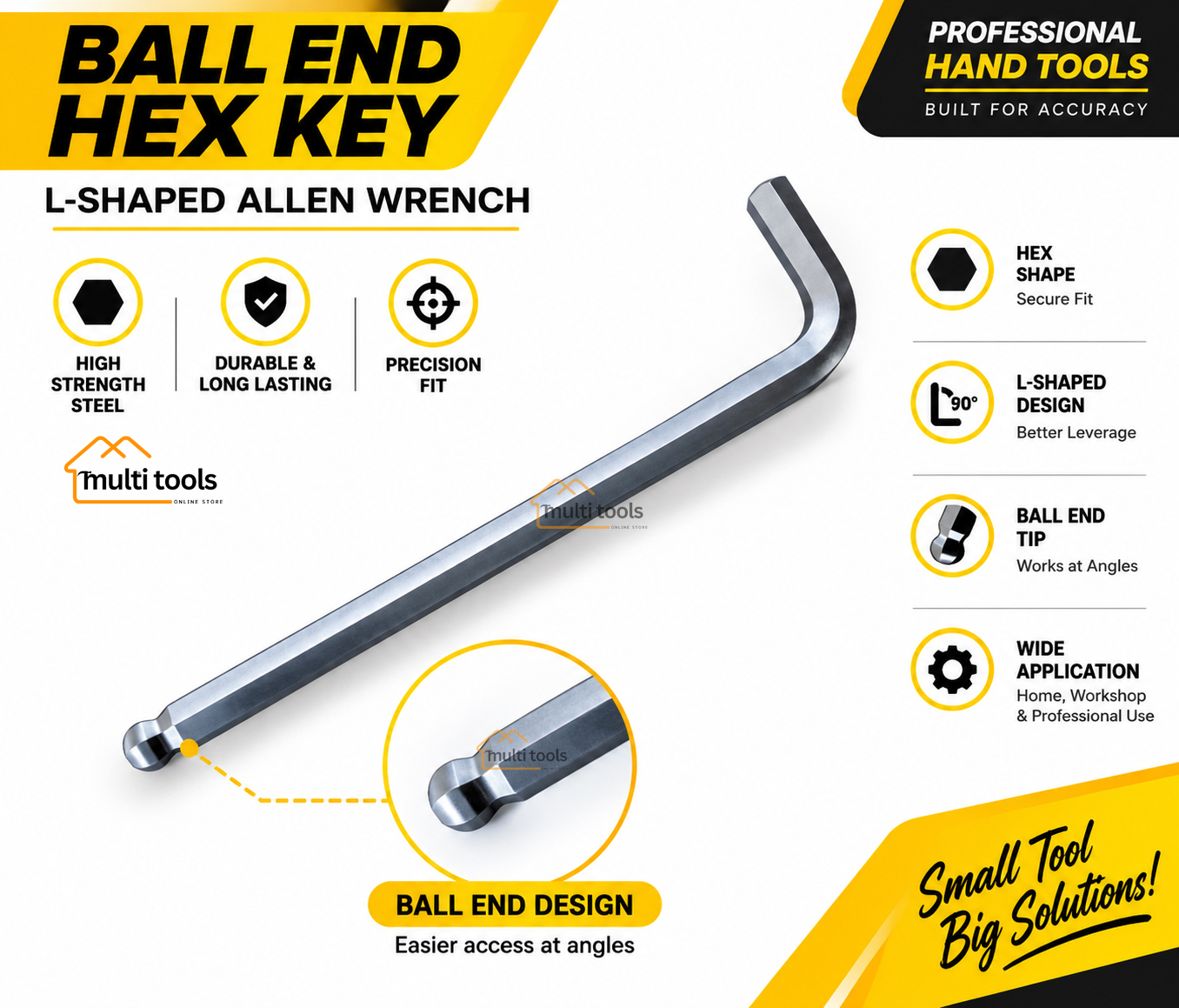 Hex Key Ball End 5mm